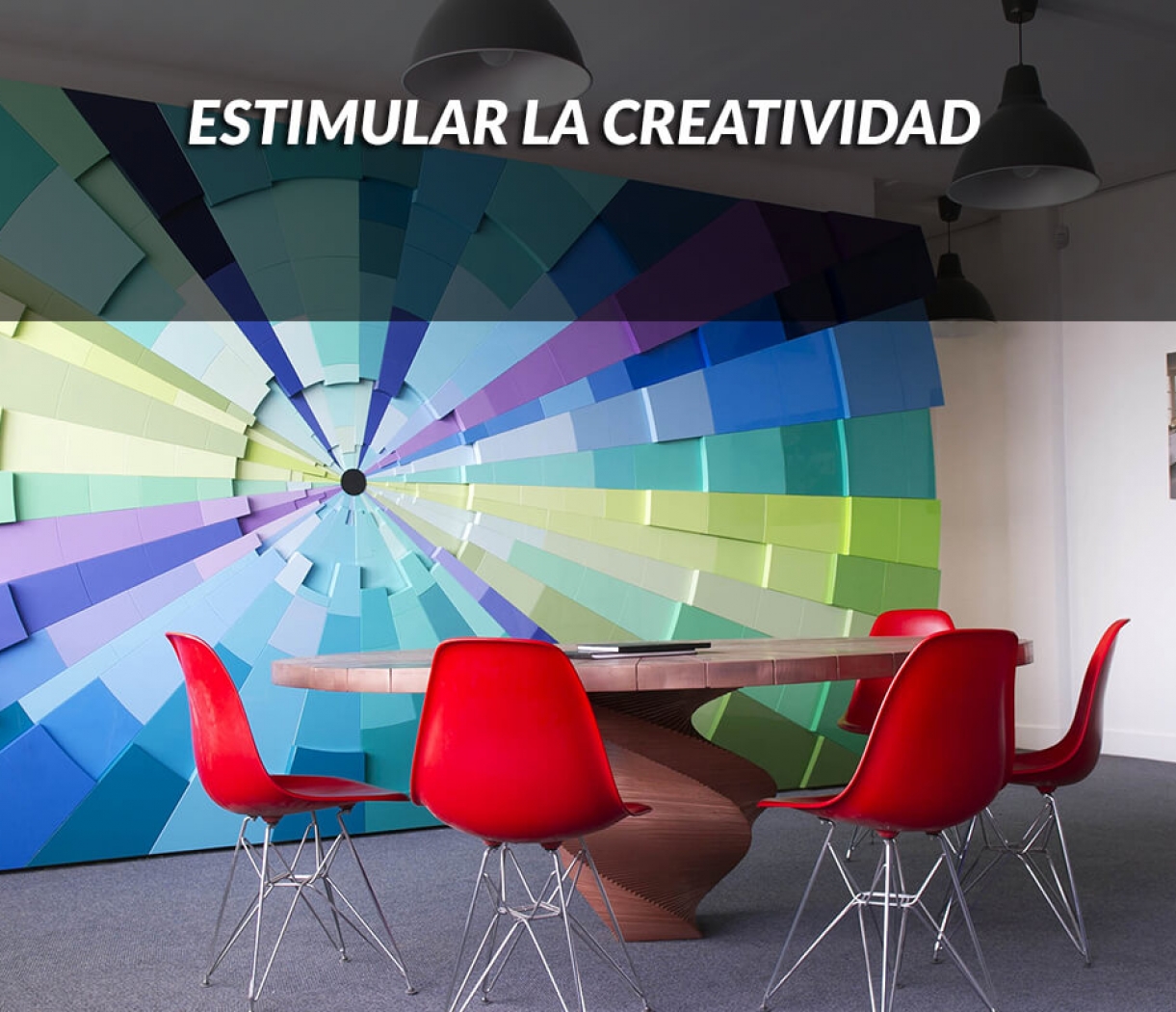 La creatividad está experimentando un gran auge tanto en las actividades empresariales como en el trabajo individual. Muchas empresas quieren destacar por su capacidad para innovar continuamente y, para ello, la creatividad es fundamental. De nuevo la distribución y el diseño del entorno laboral pueden ser básicos para generar espacios que estimulen el intercambio espontáneo de ideas, o zonas apartadas para la reflexión individual.